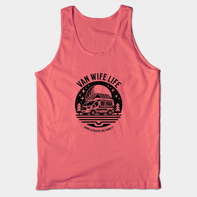 Van Wife Life Tank Top by MapleV